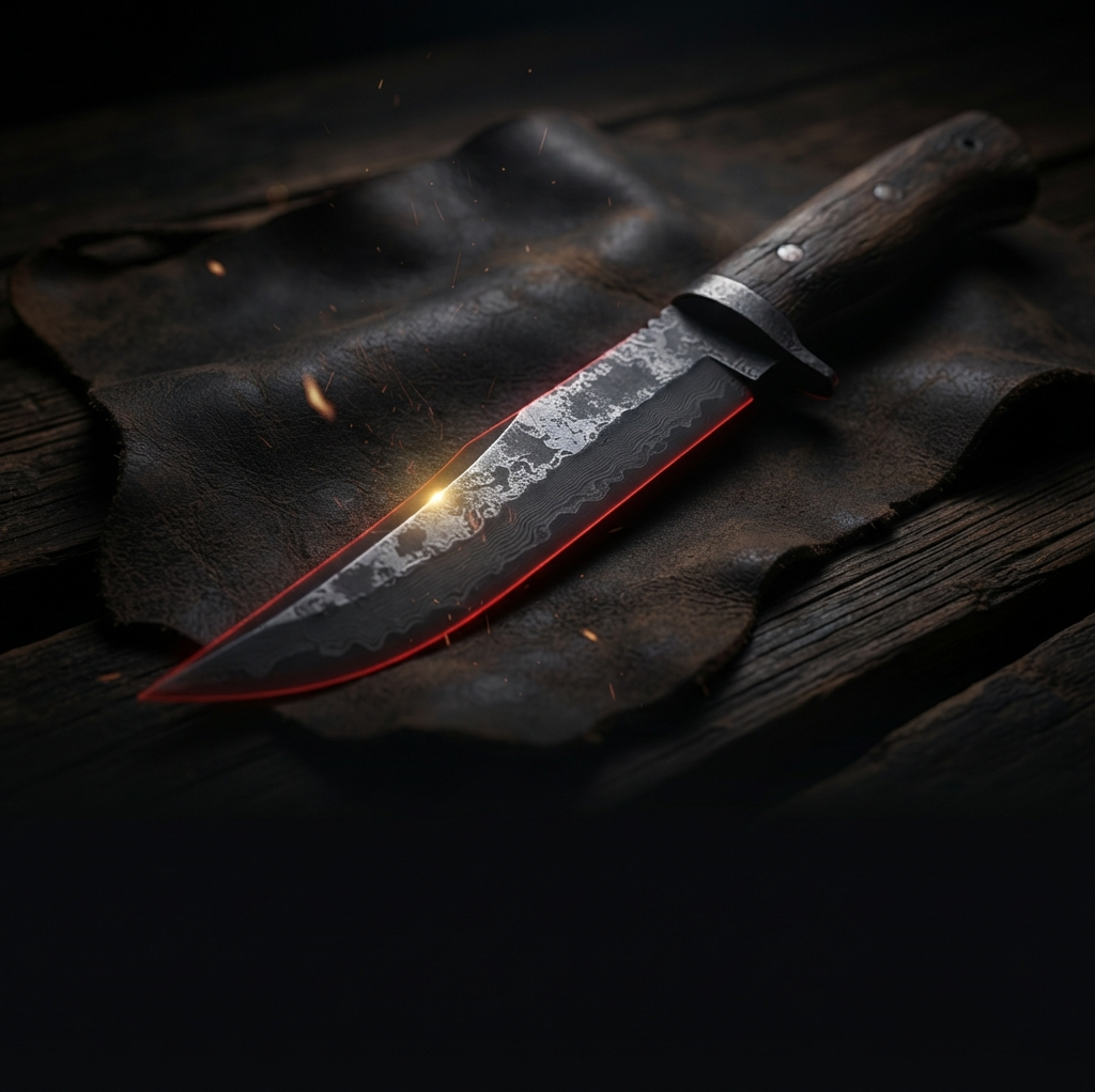 Historical style hand-forged blade